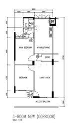 Blk 141 Yishun Ring Road (Yishun), HDB 3 Rooms #558127261